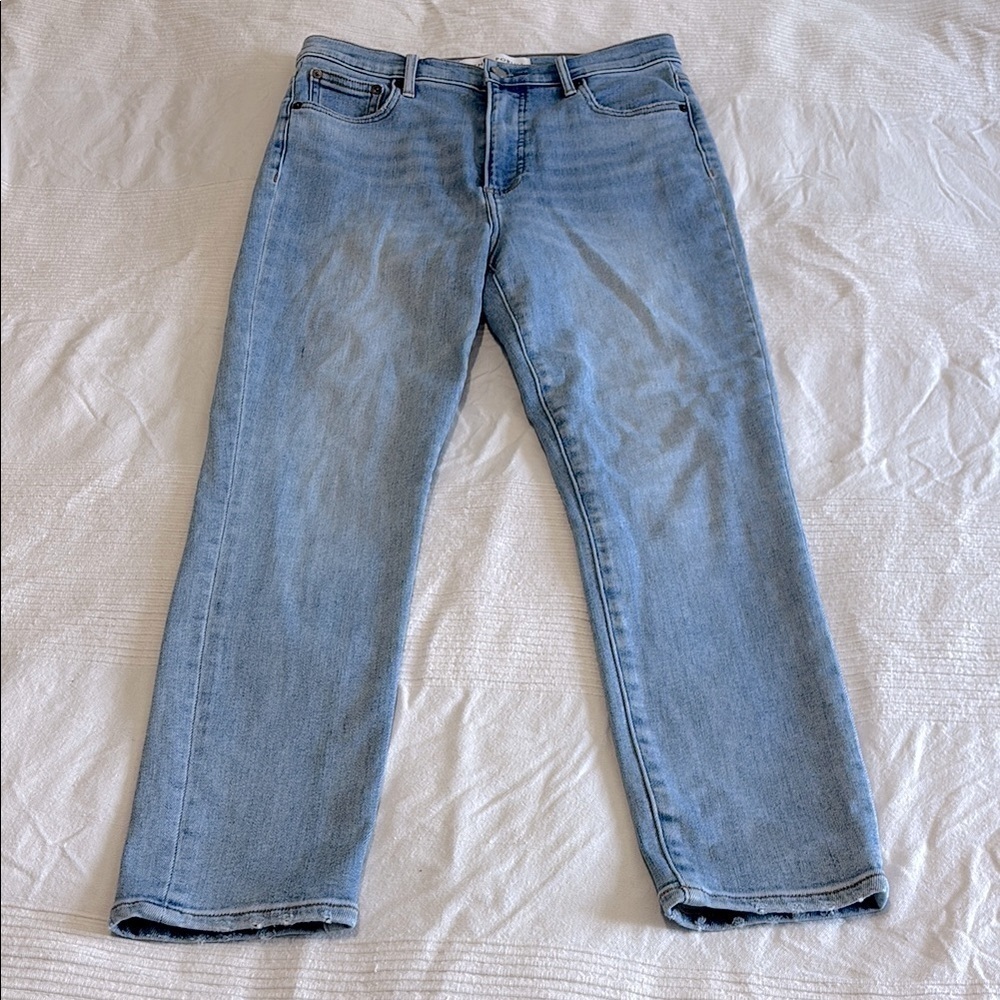 Aritzia Denim Forum Light Blue Lola High Rise Skinny Jeans Size 29